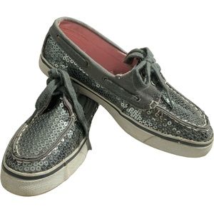 Arizona Jeans Grey Sequin flat Shoes Size 6M